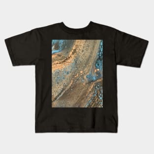 Abstract Web pour blue golds Kids T-Shirt